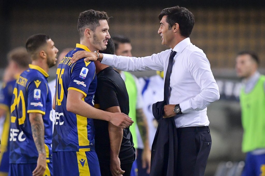 fonseca cetin Hellas Verona vs Roma- Serie A TIM 2020/2021