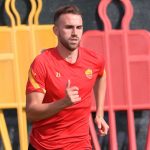 Borja Mayoral AS Roma, sessione di allenamento a TrigoriaAS Roma, sessione di allenamento a Trigoria
