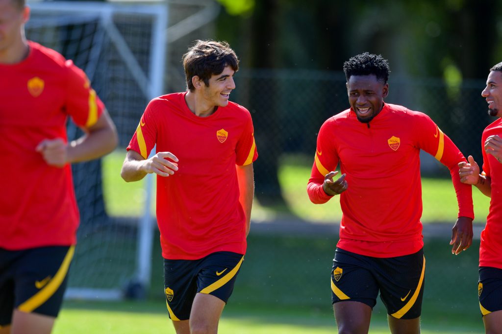 Diawara Villar Serie A, sessione di allenamento dell'AS RomaSerie A, sessione di allenamento dell'AS Roma