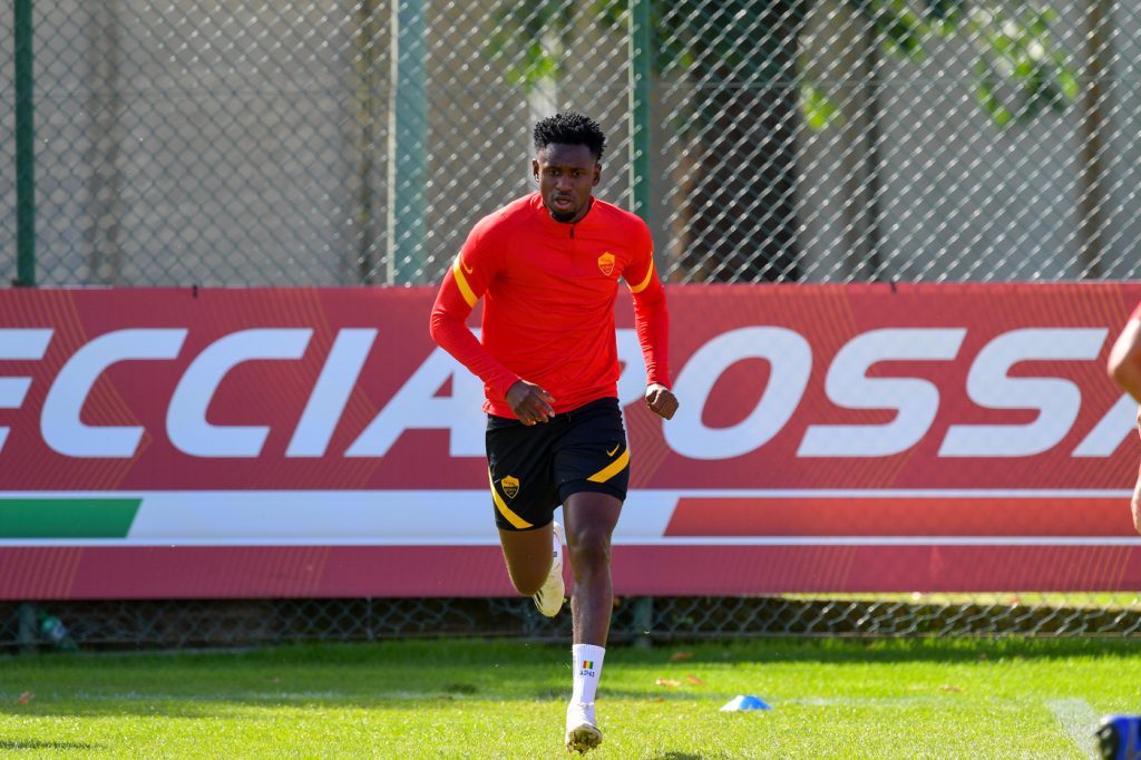 Diawara Serie A, sessione di allenamento dell'AS RomaSerie A, sessione di allenamento dell'AS Roma
