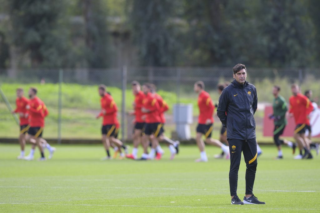 Fonseca  AS Roma, sessione di allenamento a TrigoriaAS Roma, sessione di allenamento a Trigoria