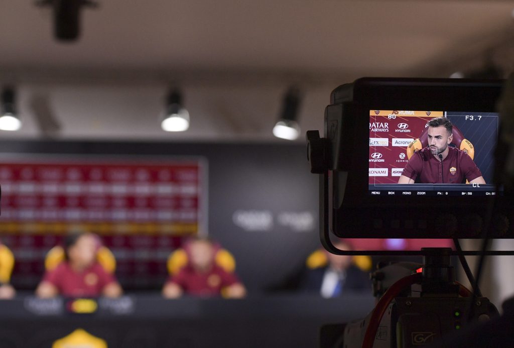 AS Roma: la conferenza stampa di presentazione di Smalling e Borja Mayoral a Trigoria