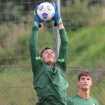 Farelli AS Roma, sessione di allenamento a TrigoriaAS Roma, sessione di allenamento a Trigoria