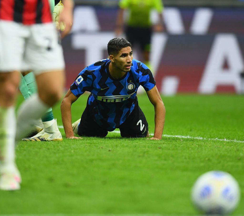 hakimi FC Internazionale v AC Milan - Serie A