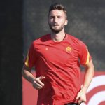 cristante AS Roma, sessione di allenamento a Trigoria alla Vigilia di Roma vs FiorentinaAS Roma, sessione di allenamento a Trigoria alla Vigilia di Roma vs Fiorentina