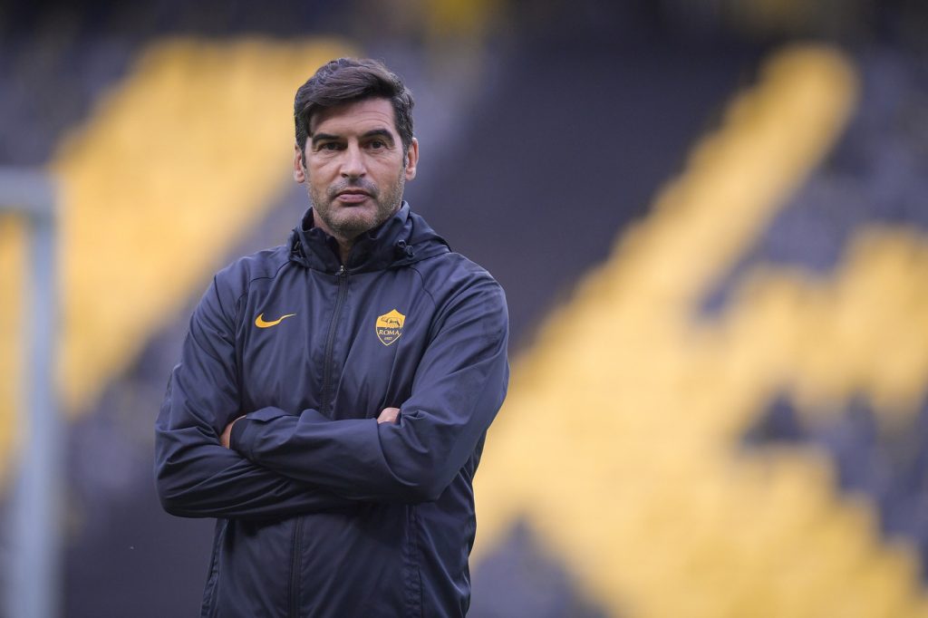 fonseca AS Roma, allenamento di rifiniura a Berna alla vigilia del match di Europa League
