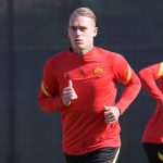 Karsdorp AS Roma, sessione di allenamento a TrigoriaAS Roma, sessione di allenamento a Trigoria