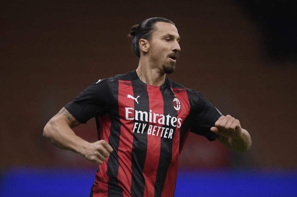 ibrahimovic Milan vs Roma - Serie A TIM 2020/2021