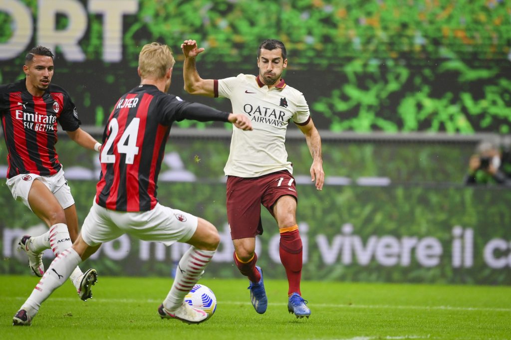 mkhitaryan Milan vs Roma - Serie A TIM 2020/2021