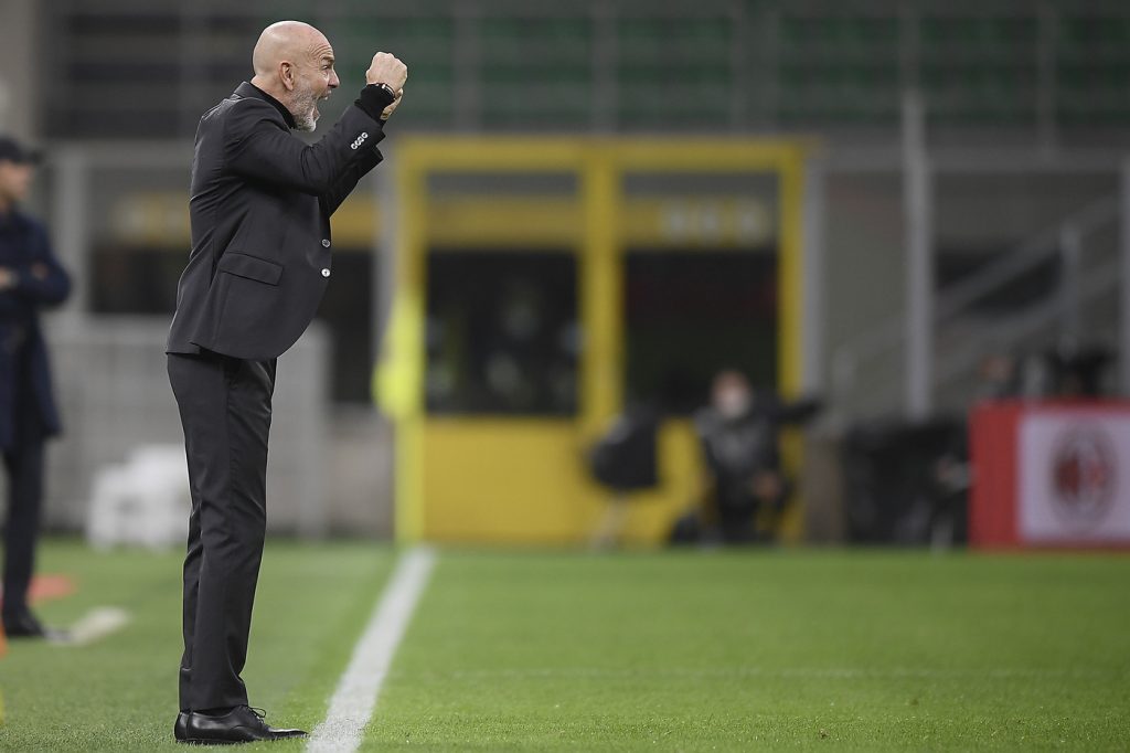 pioli Milan vs Roma - Serie A TIM 2020/2021