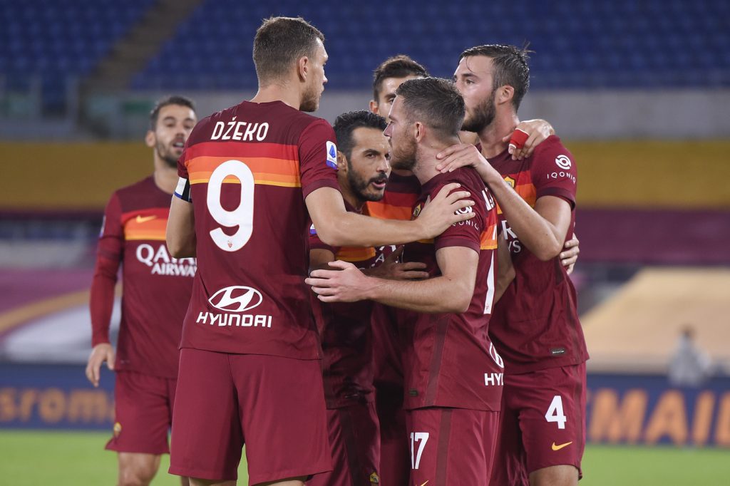 roma dzeko gol pedro veretout