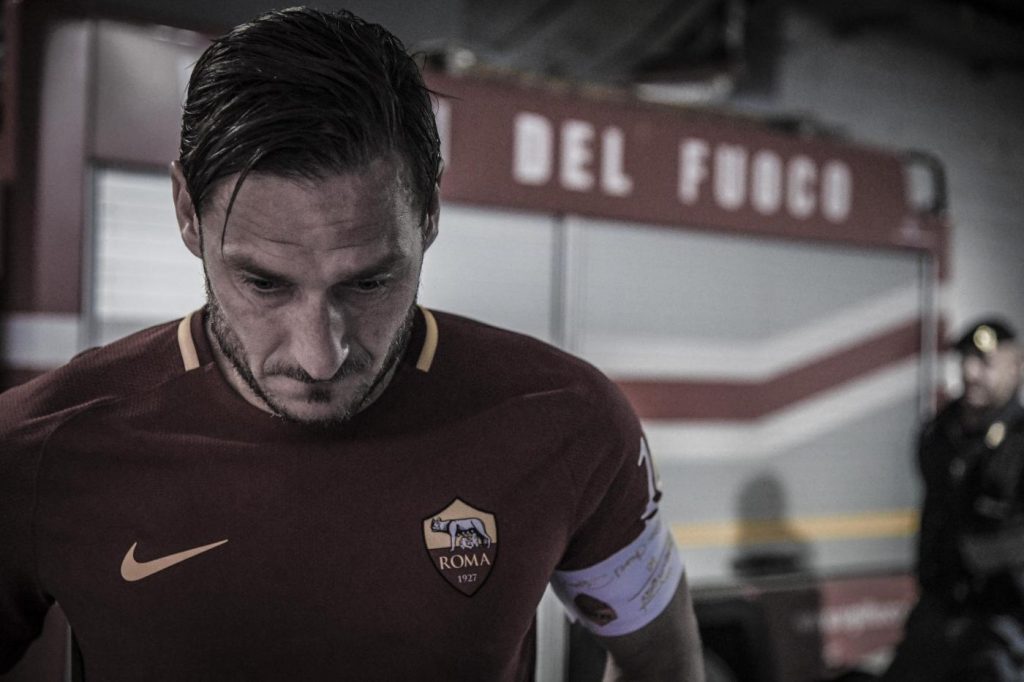 Stadio Olimpico di Roma, l'addio di Francesco Totti al calcio giocato