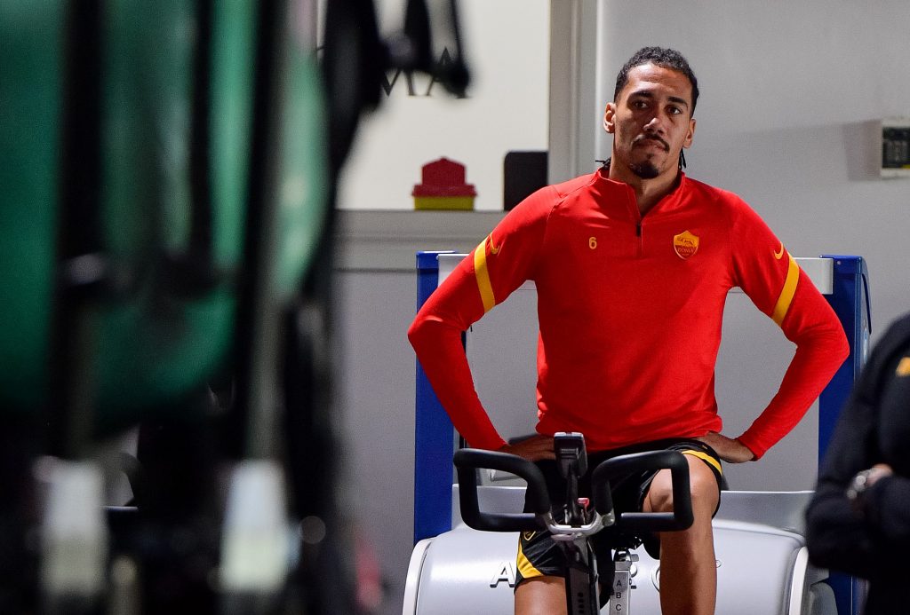 smalling AS Roma, sessione di allenamento a TrigoriaAS Roma, sessione di allenamento a Trigoria