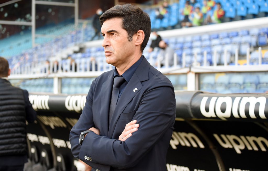 fonseca Genoa vs Roma - Serie A TIM 2020/2021