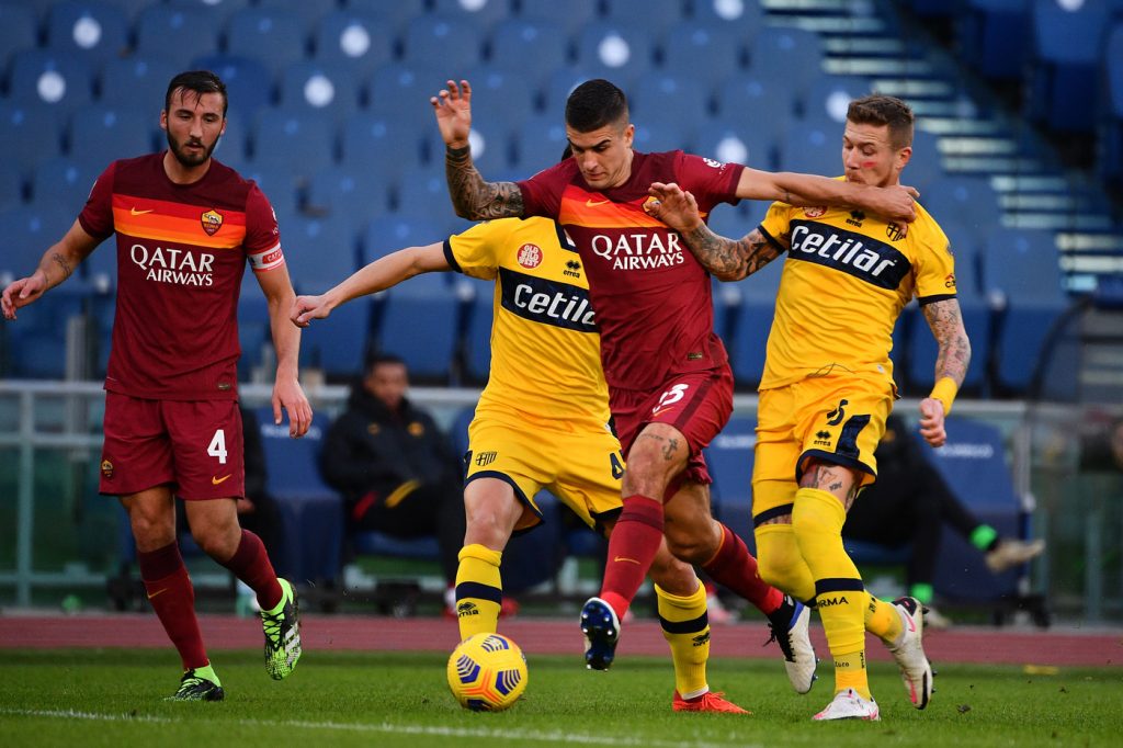 Roma vs Parma Mancini