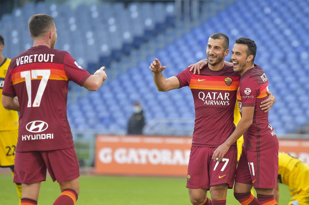 Roma Parma Mkhitaryan Pedro Veretout