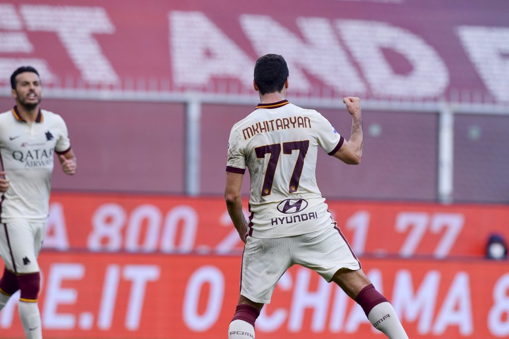 mkhitaryan Genoa vs Roma - Serie A TIM 2020/2021