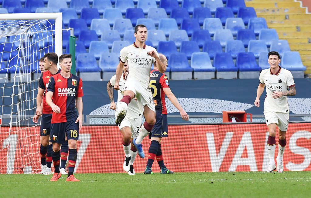 mkhitaryan Genoa vs Roma - Serie A TIM 2020/2021