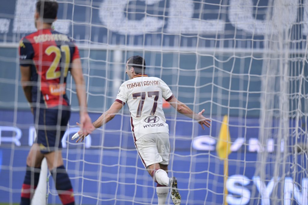 mkhitaryan Genoa vs Roma - Serie A TIM 2020/2021