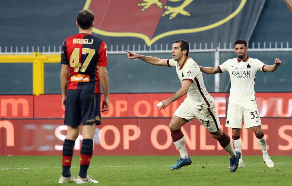 mkhitaryan Genoa vs Roma - Serie A TIM 2020/2021