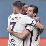 mkhitaryan pellegrini Genoa vs Roma - Serie A TIM 2020/2021