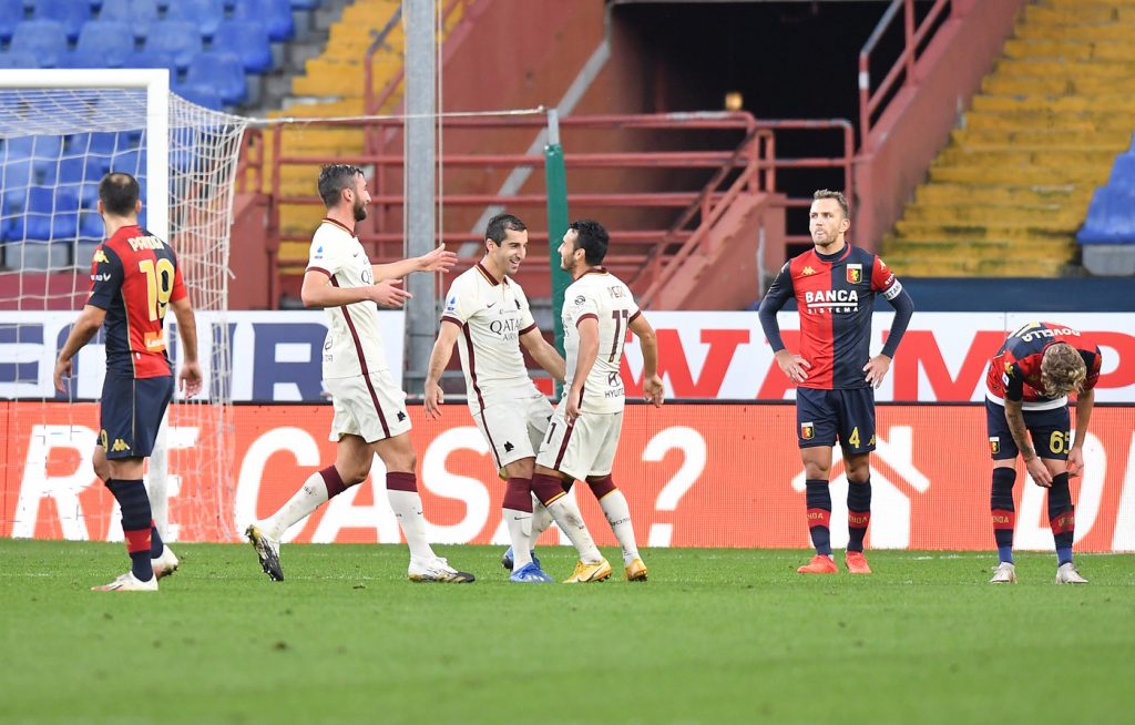 mkhitaryan Genoa vs Roma - Serie A TIM 2020/2021