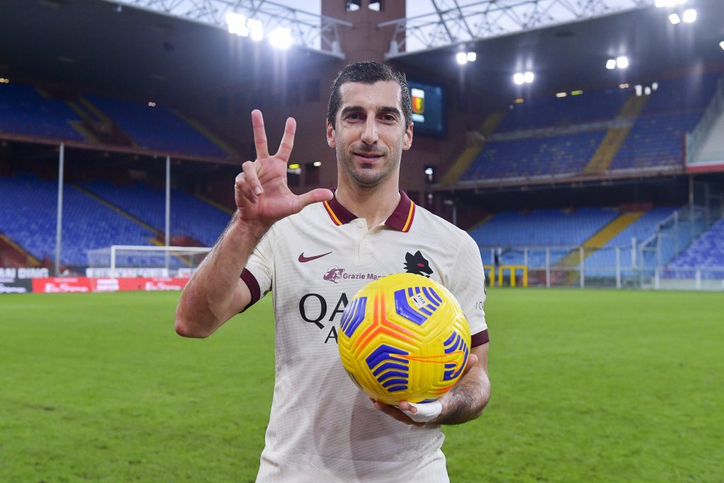 mkhitaryan Genoa vs Roma - Serie A TIM 2020/2021