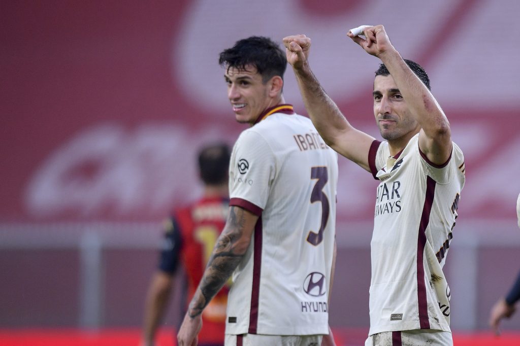 mkhitaryan Genoa vs Roma - Serie A TIM 2020/2021