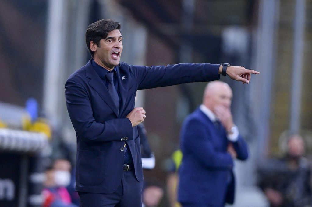 fonseca Genoa vs Roma - Serie A TIM 2020/2021