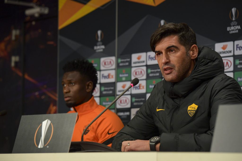 Diawara Fonseca AS Roma, Conferenza stampa - Europa League