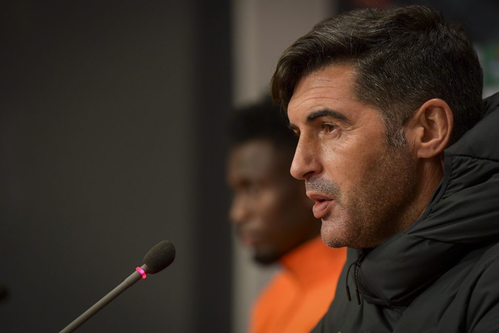 Fonseca AS Roma, Conferenza stampa - Europa League