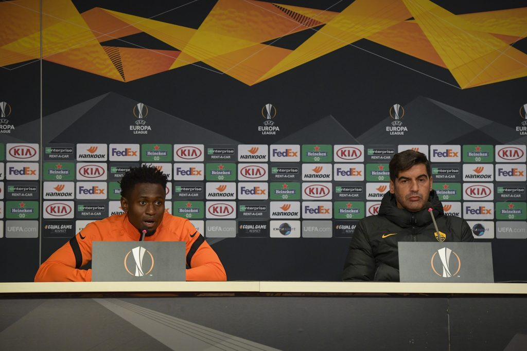 Diawara Fonseca AS Roma, Conferenza stampa - Europa League