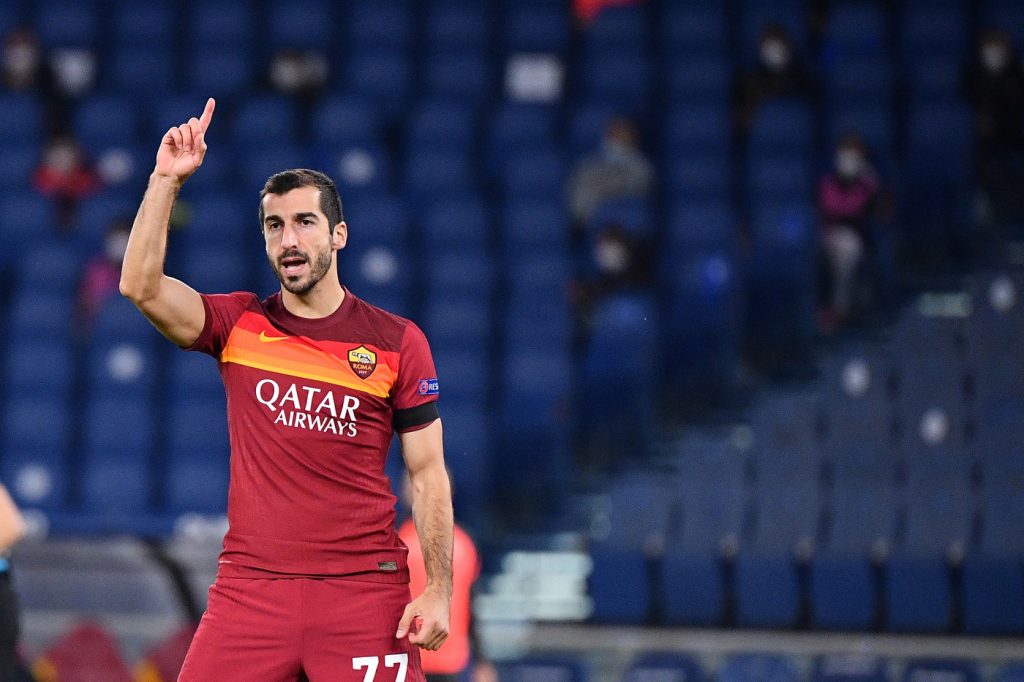 mkhitaryan Roma vs CFR Cluj - UEFA Europa League 2020/2021