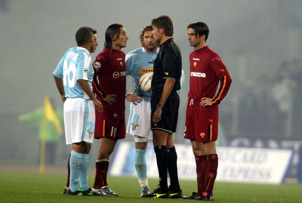 totti mihajlovic derby lazio