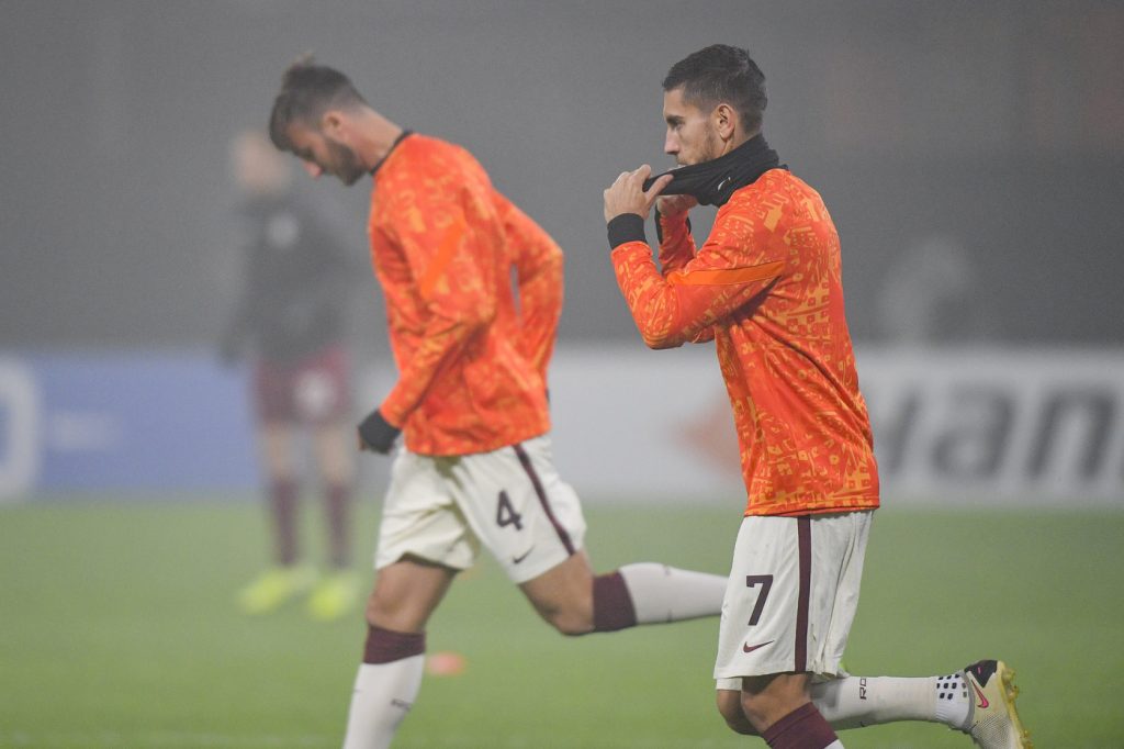 CFR Cluj vs Roma - pellegrini cristante