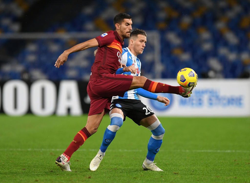 SSC Napoli v AS Roma - Serie A Pellegrini Zielinsky