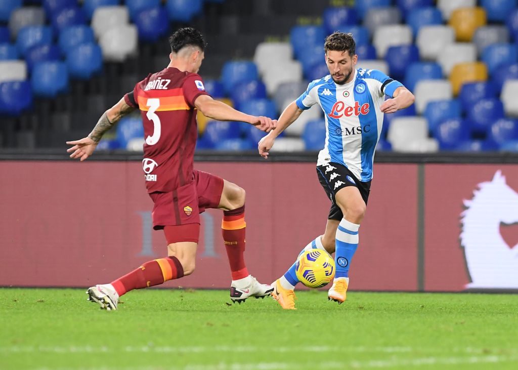 SSC Napoli v AS Roma - Serie A ibanez mertens
