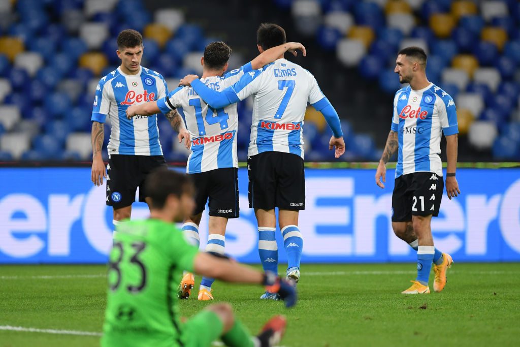 SSC Napoli v AS Roma - Serie A mertens mirante