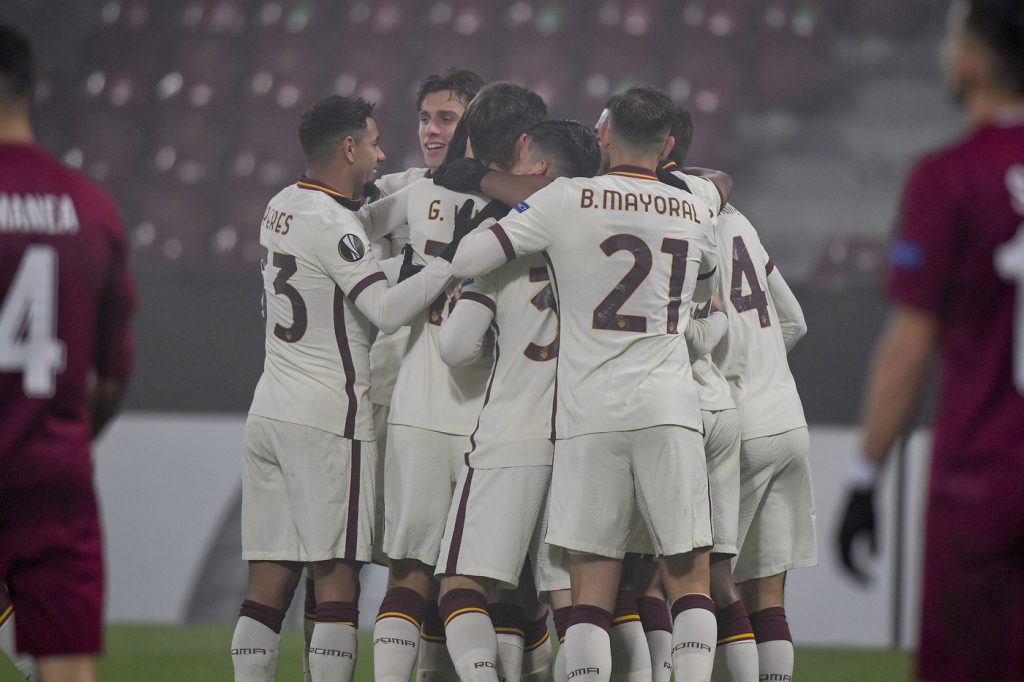CFR Cluj vs Roma veretout bruno peres borja mayoral