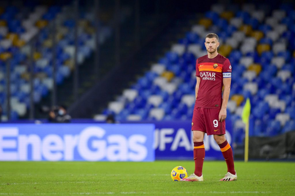 Napoli vs Roma - Serie A TIM 2020/2021 dzeko