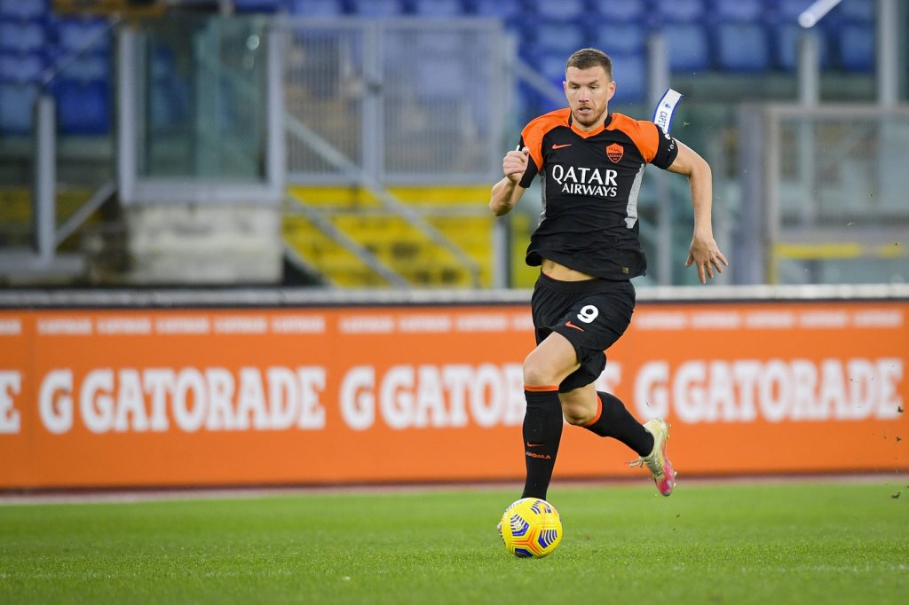 Dzeko Roma vs Sassuolo -  Serie A TIM 2020/2021