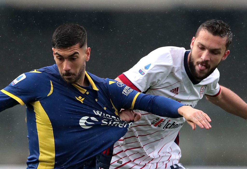 zaccagni Hellas Verona FC v Cagliari Calcio - Serie A