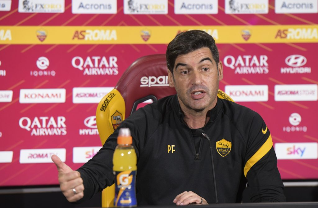 Fonseca AS Roma, la conferenza stampa dell'allenatore Paulo Fonseca