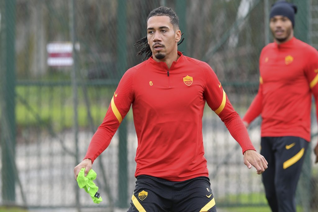 AS Roma, sessione di allenamento a Trigoria nel giorno della Festa dell'Immacolata Smalling