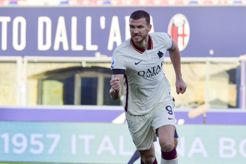 Bologna vs Roma - Serie A TIM 2020/2021 Dzeko