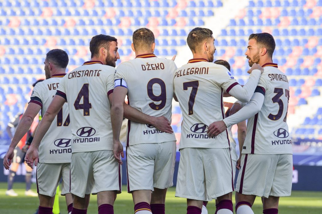 Bologna vs Roma - Esultanza Dzeko