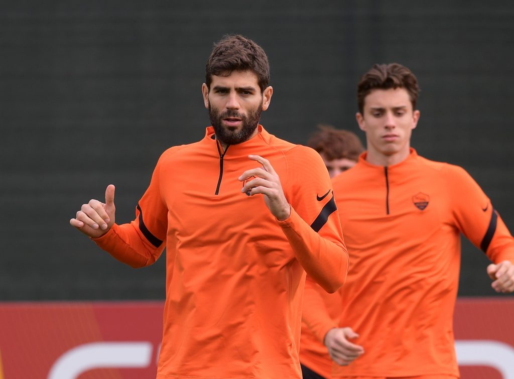 Fazio Calafiori Europa League, l'AS Roma in allenamento a TrigoriaEuropa League, l'AS Roma in allenamento a Trigoria