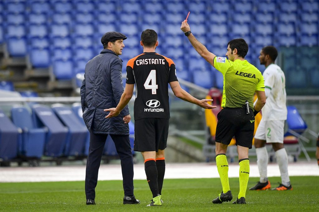 fonseca maresca Roma vs Sassuolo -  Serie A TIM 2020/2021