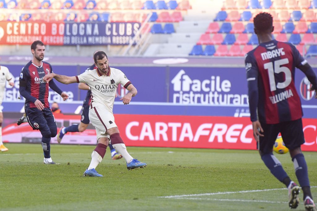 Bologna Roma gol Mkhitaryan