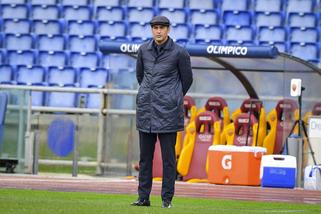 Fonseca - Roma vs Sassuolo -  Serie A TIM 2020/2021